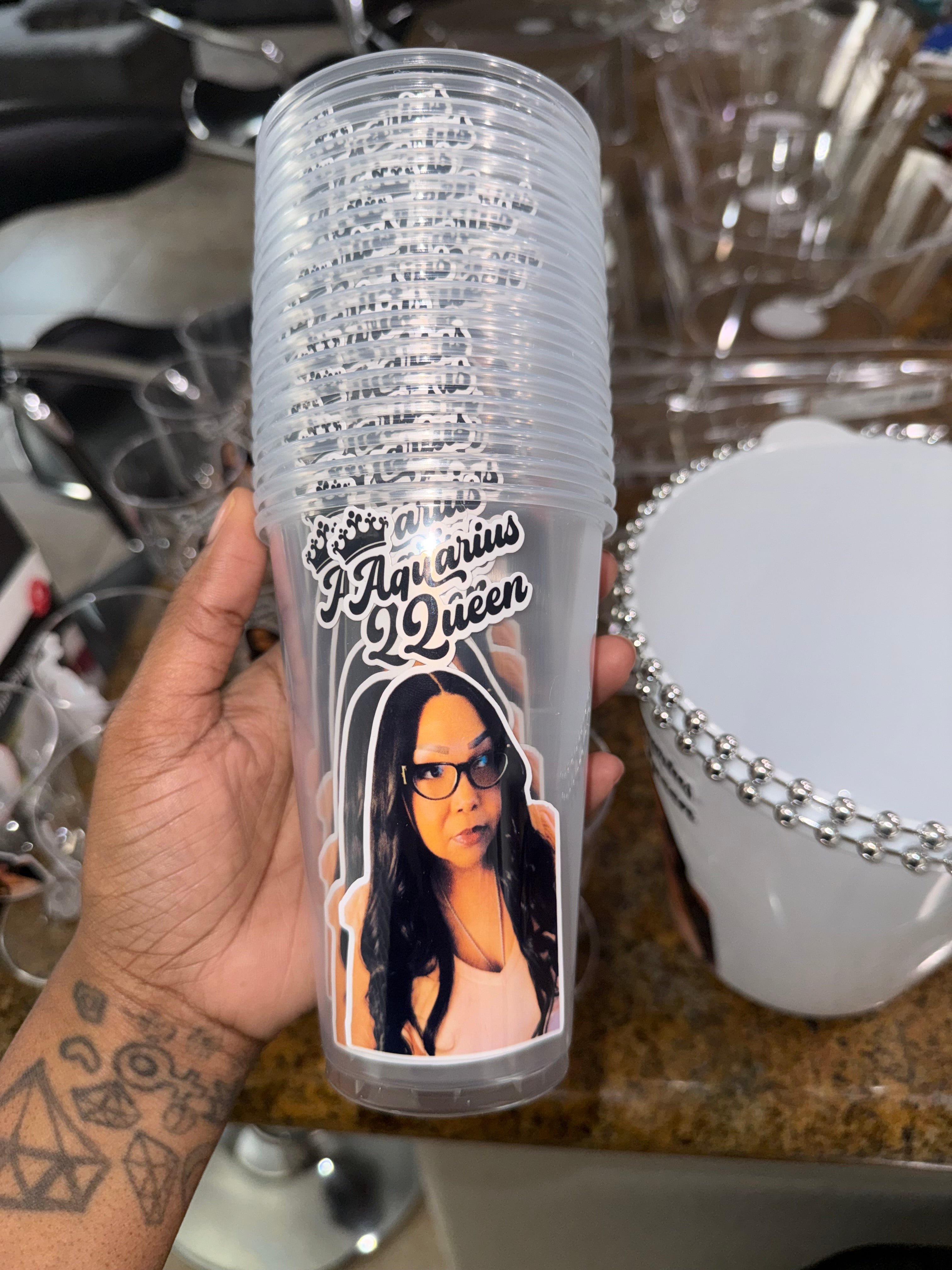 16 oz Plastic Clear Cups