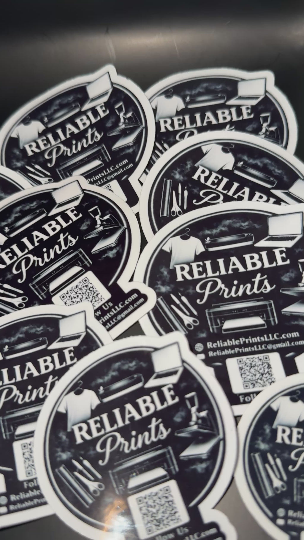 Custom Stickers ( Waterproof Gloss Finish )