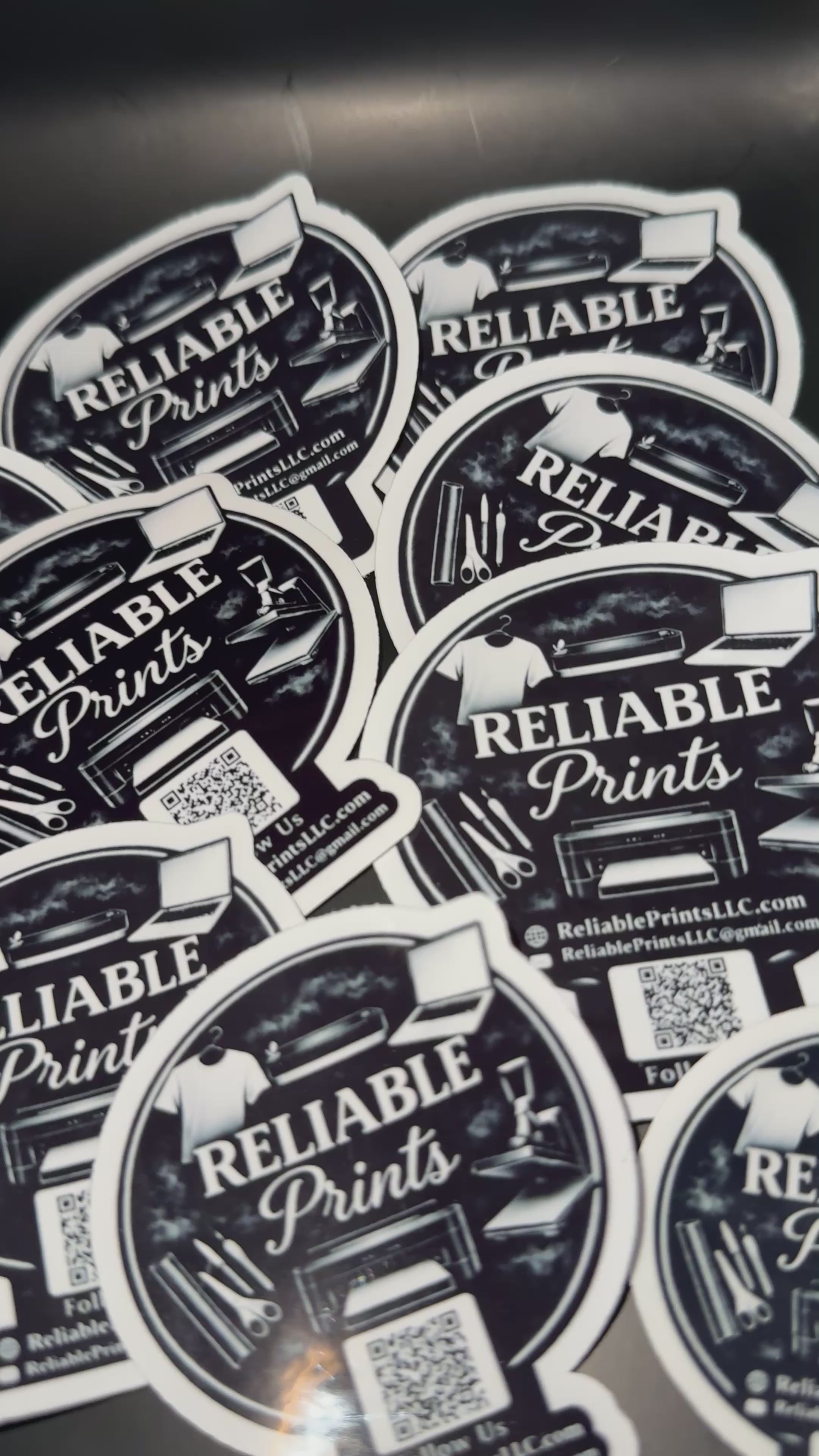 Custom Stickers ( Waterproof Gloss Finish )